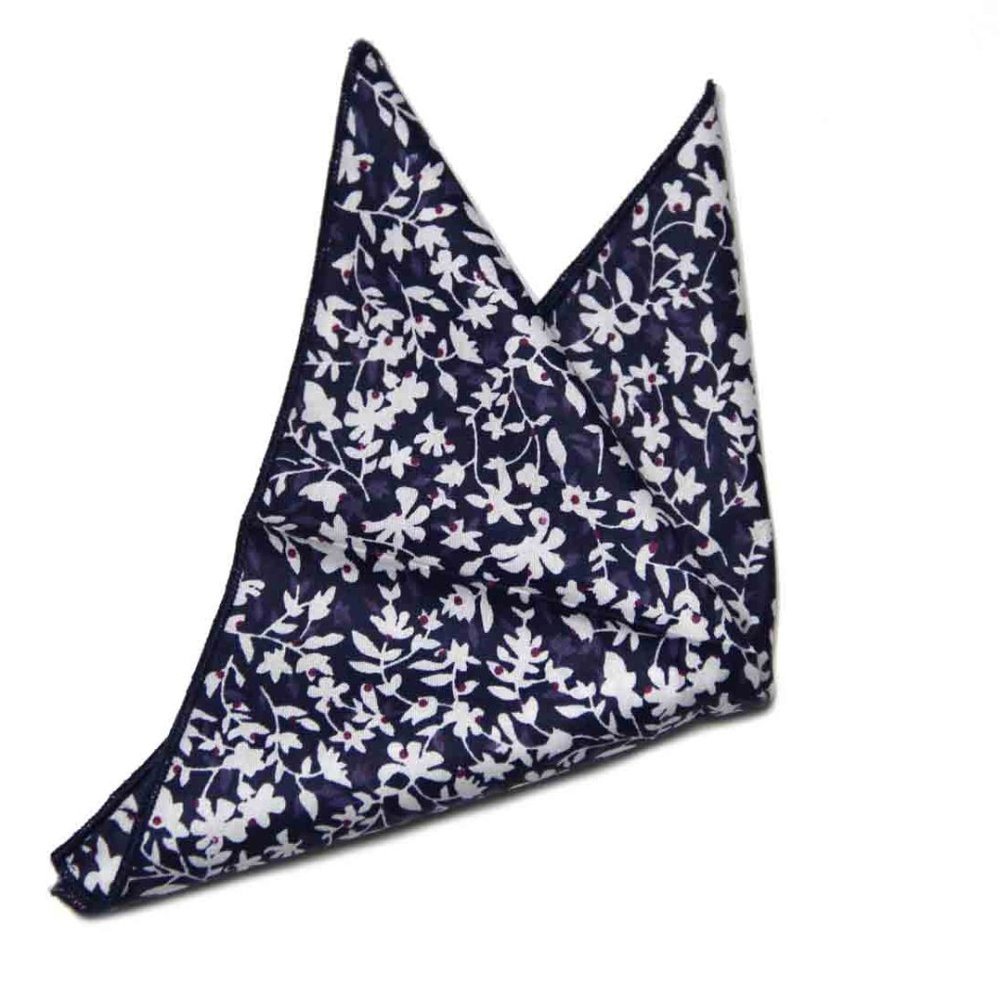 Gascoigne Pocket Square Floral Men's